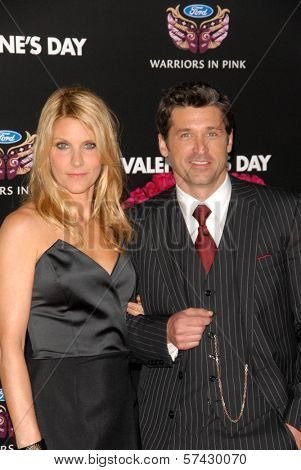 Patrick Dempsey and wife at the 