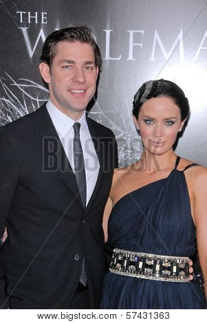 John Krasinski and Emily Blunt at 