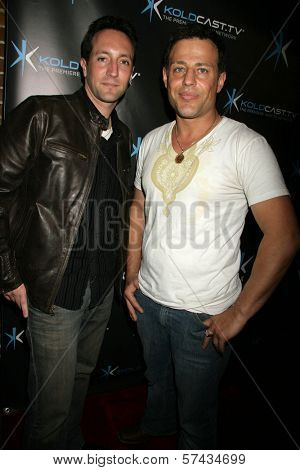 Marc Clebanoff and Louis Mandylor at the 