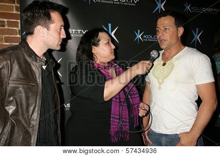 Marc Clebanoff and Louis Mandylor  at the 