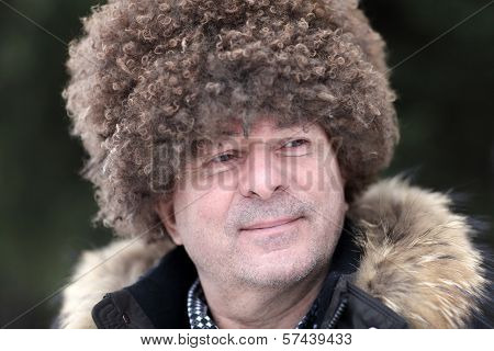 Man Posing In Papakha