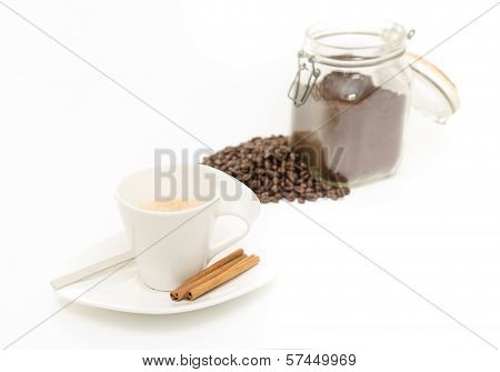 Coffe On White