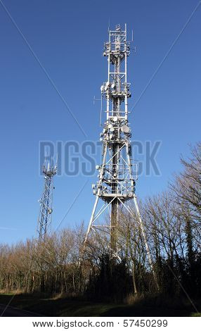 A communications tower