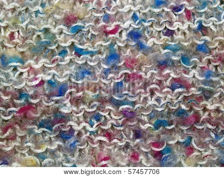 colorful knitting thread