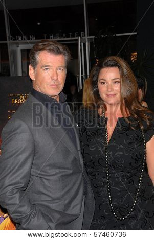 Pierce Brosnan and Keely Shaye Smith  at 