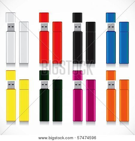 Color Bright Flash Drive