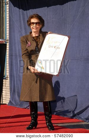 Leslie Caron  at the star ceremoney for Leslie Caron into the Hollywood Walk of Fame, Hollywood, CA. 12-08-09
