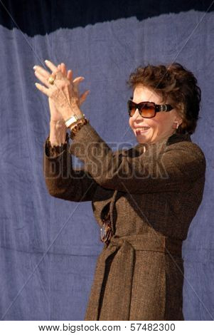 Leslie Caron  at the star ceremoney for Leslie Caron into the Hollywood Walk of Fame, Hollywood, CA. 12-08-09