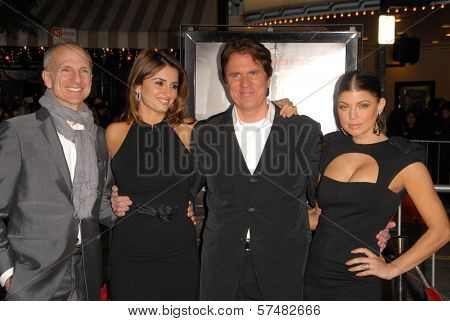 John DeLuca, Penelope Cruz, Rob Marshall and Stacy Ferguson at the 