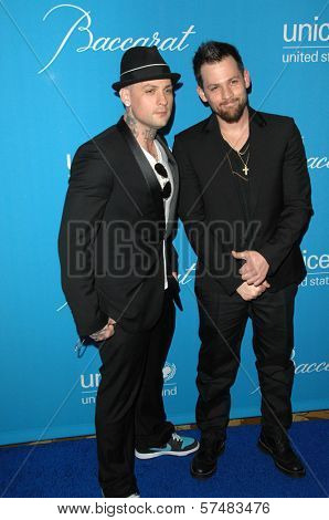 Benji Madden and Joel Madden at the 2009 UNICEF Ball Honoring Jerry Weintraub, Beverly Wilshire Hotel, Beverly Hills, CA. 12-10-09