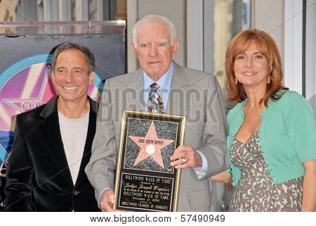 Harvey Levin, Judge Joseph A. Wapner and Judge Marilyn Milian at the induction ceremony of Judge Joseph A.Wapner into the Hollywood Walk of Fame, Hollywood, CA. 11-12-09