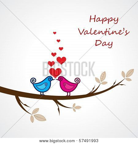 Happy valentines day greeting