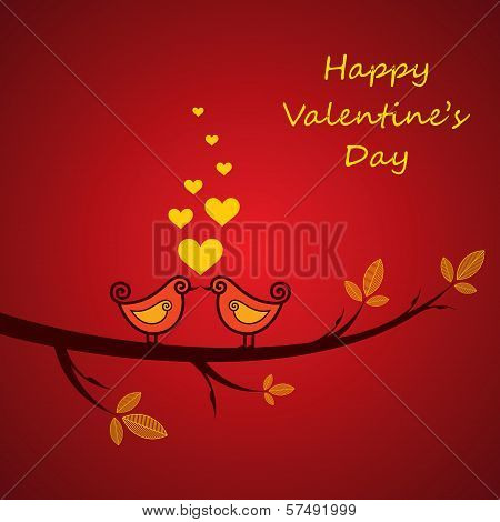 Happy valentines day greeting