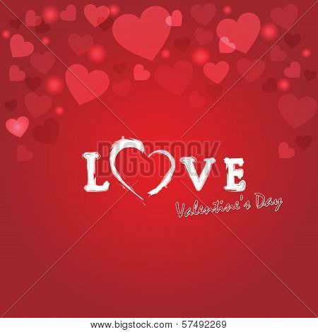 Red Heart Valentine Day
