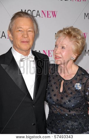 Michael York and wife Patricia McCallum  at the MOCA New 30th Anniversary Gala, MOCA Grand Avenue, Los Angeles, CA. 11-14-09