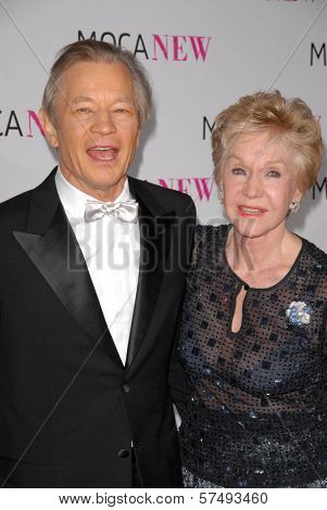 Michael York and wife Patricia McCallum at the MOCA New 30th Anniversary Gala, MOCA Grand Avenue, Los Angeles, CA. 11-14-09
