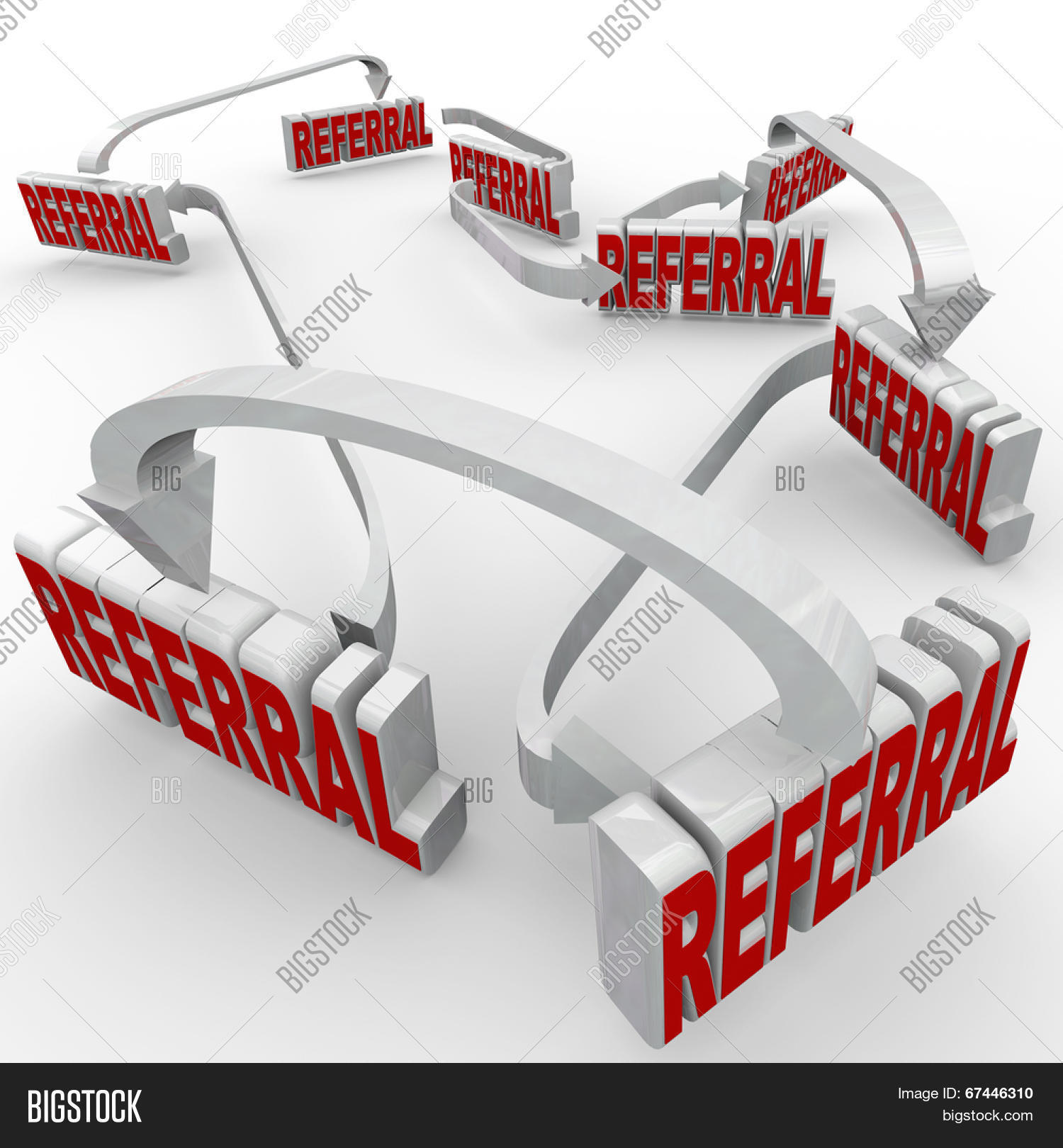 Referrals Word Image & Photo (Free Trial) Bigstock
