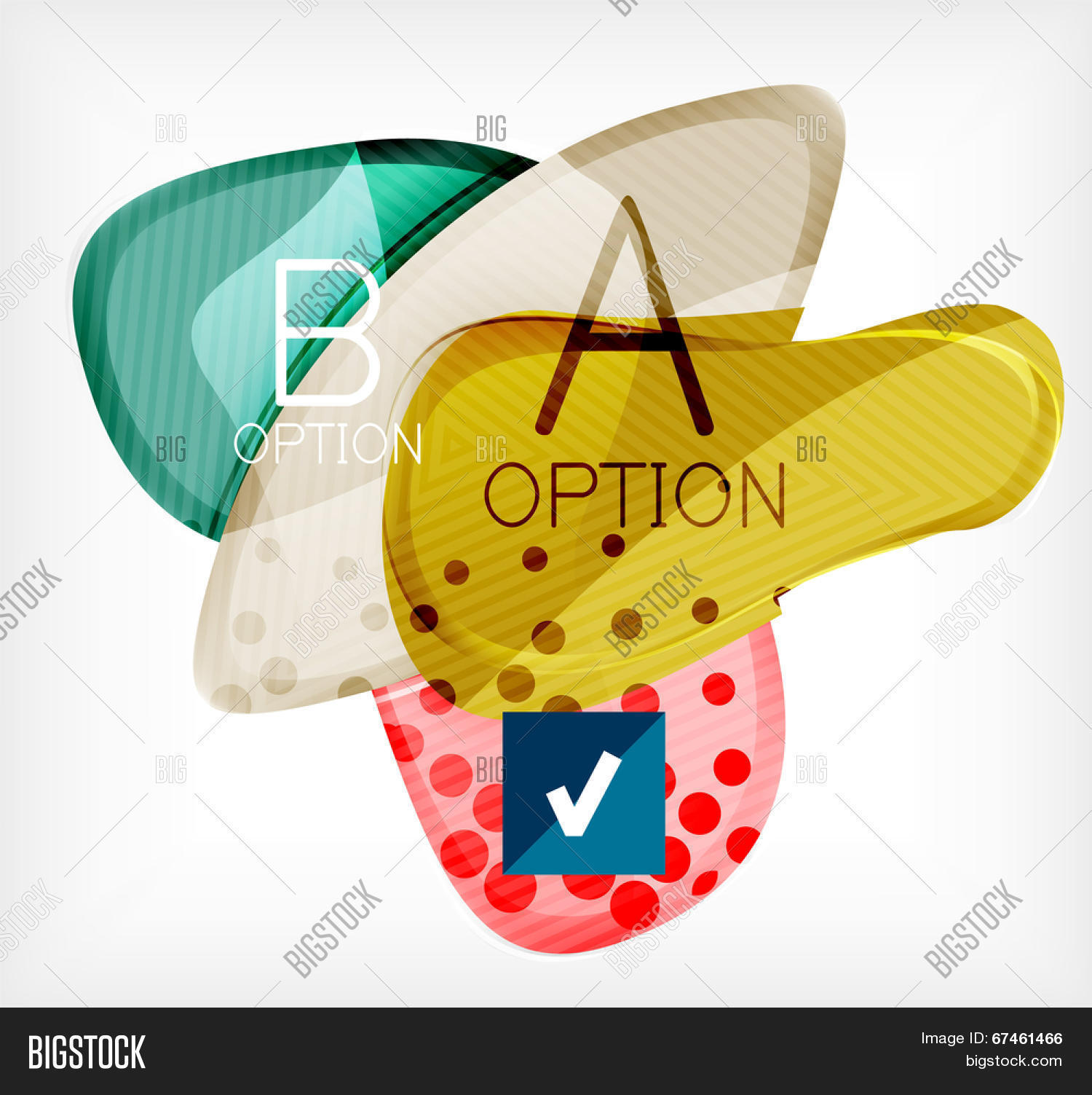 Option Infographic Vector & Photo (Free Trial) | Bigstock
