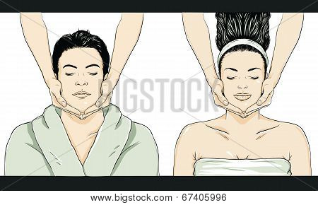 Massage Vector - Man/Woman