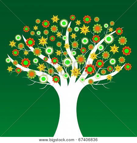 tree with flowers