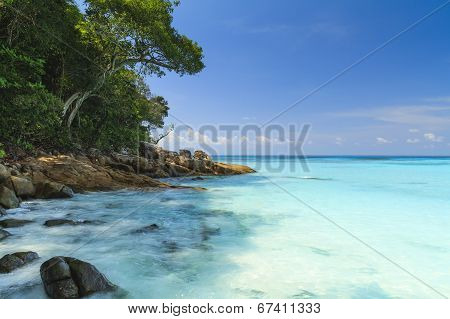 Rock On The Beach At Tachai Island