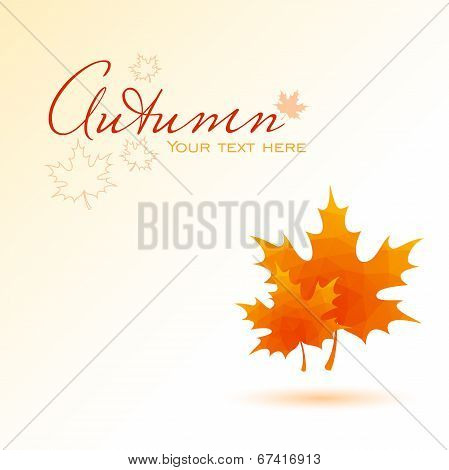 Abstract Leaves Background