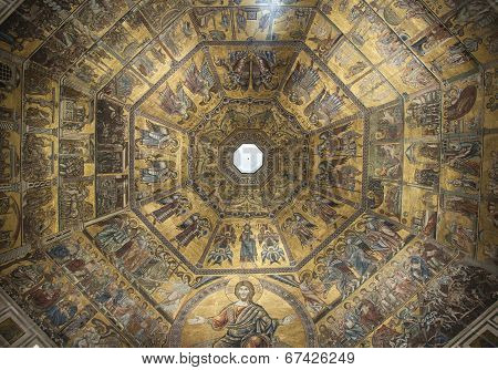 FLORENCE, ITALY - 13 JUNE, 2014: Florence Baptistery