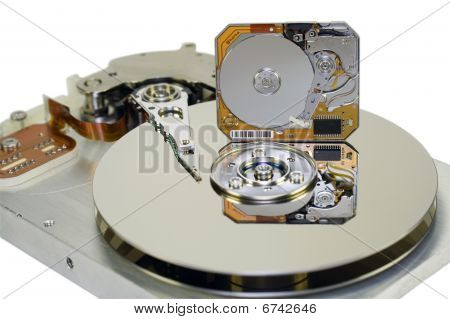 3, 5 und 1 Zoll-Festplatten