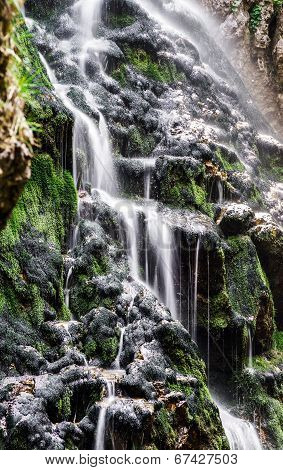 Beautiful Waterfall In Austrian Alps