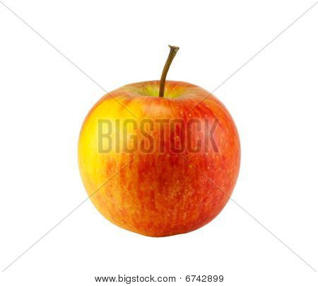 Apple på hvid baggrund