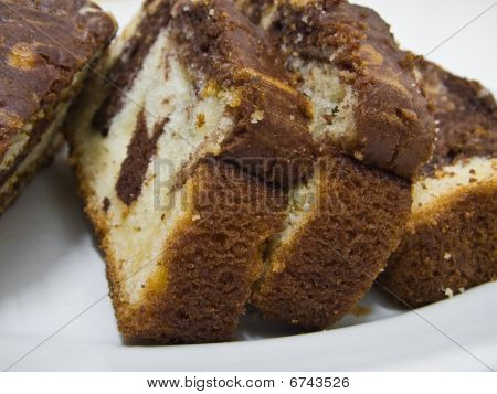 Pestrý švestkový koláč.