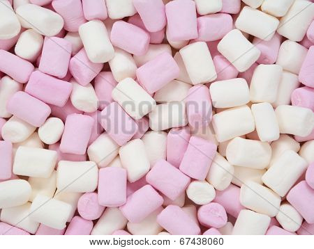 Pink And White Mini Marshmallows