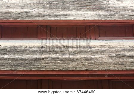 Roof of temple