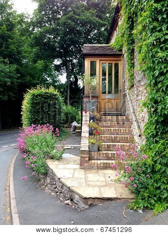 Steps leading to county house