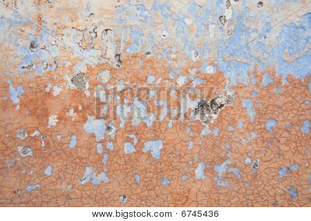 alte beschädigte und verlorenen Textur Gefühl verlassenen Blick.