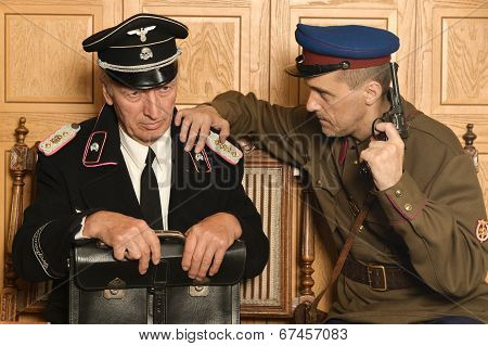 soldier taking kraut