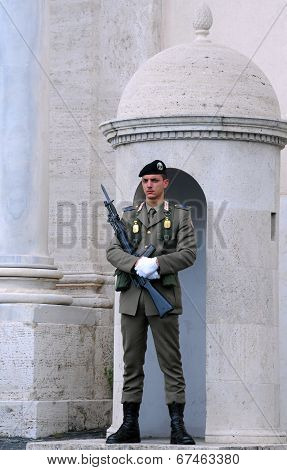 Guard Of Honor In Rome