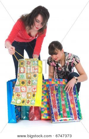 expressive Mädchen einkaufen