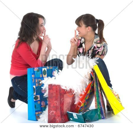 expressive Mädchen einkaufen