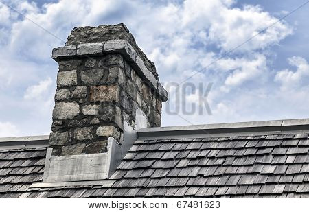 Cobblestone Chimney