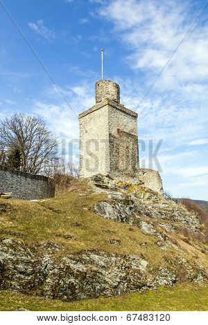 Old Falkenstein Castle Under Clear Blue Sky