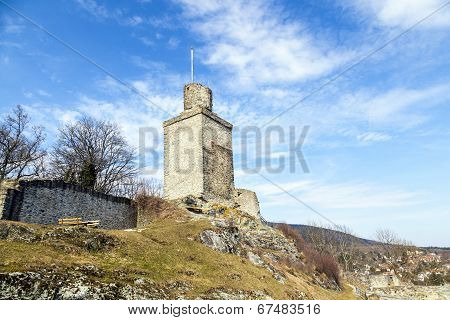 Old Falkenstein Castle Under Clear Blue Sky