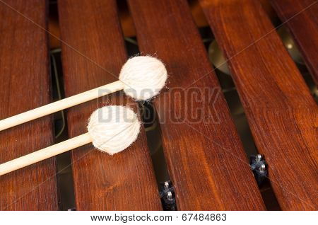 Mallets On Marimba