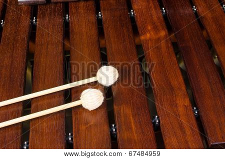 Mallets On Marimba
