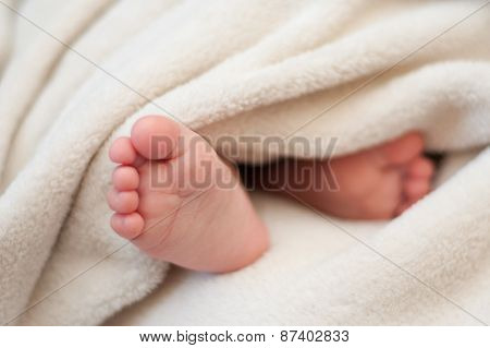 Feet Of A Sleeping Child