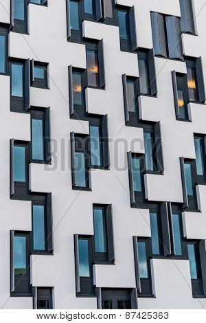 a building of the new wu vienna. the university of economics has been re erreichtet
