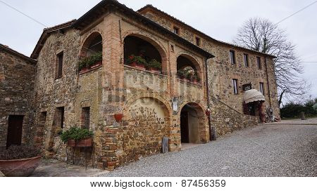 Castillo Banfi,  Old Castle N Montalcino, Italy