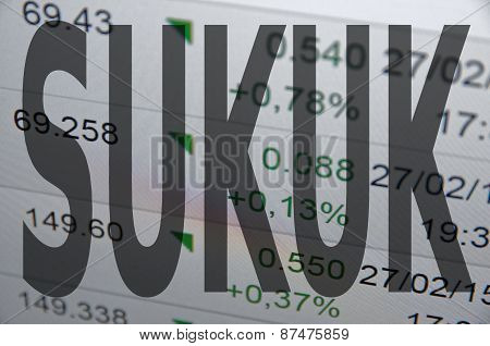 Islamic finance concept.
