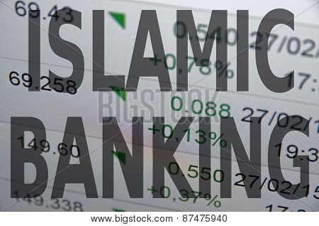 Islamic finance concept.