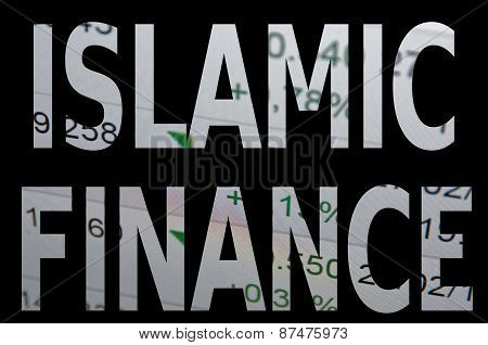 Islamic finance concept.